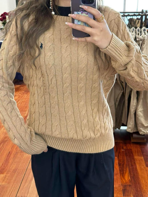 🔥男士麻花毛衣全线‼️💰899✈️❗️Ralph Lauren 拉夫劳伦男麻花毛衣🔥怎么搭都很高级！男款女穿也特别好看，快来搭配情侣款毛衣吧！ 商品图2