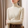 J5D3072-CS双面德绒打底衫女2025新款女装气质高领长袖保暖内搭鱼骨收腰上衣 商品缩略图0