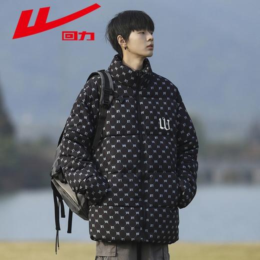 回力棉服外套男款2025冬季拼色防风立领棉袄男士加厚保暖棉衣男潮 商品图4