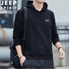 JEEP SPIRIT卫衣男秋季连帽运动男装纯色套头透气长袖上衣6547 商品缩略图3