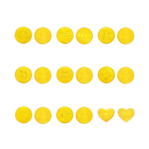 金六福吉祥大饼礼品金★ 商品图4