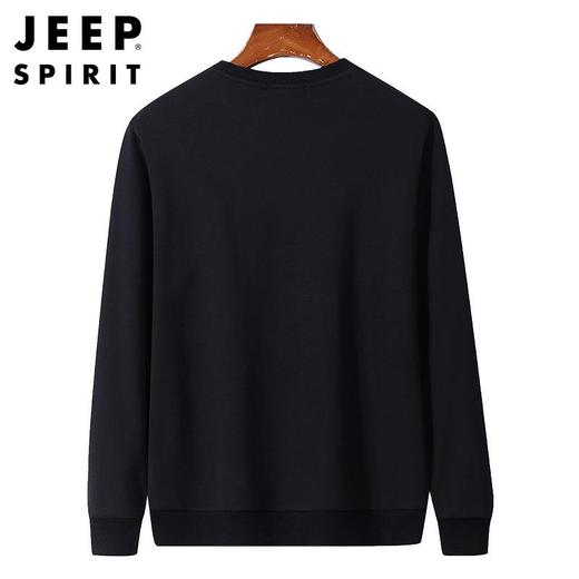 JEEP SPIRIT春秋圆领卫衣男休闲宽松大码长袖t恤上衣6501新 商品图3