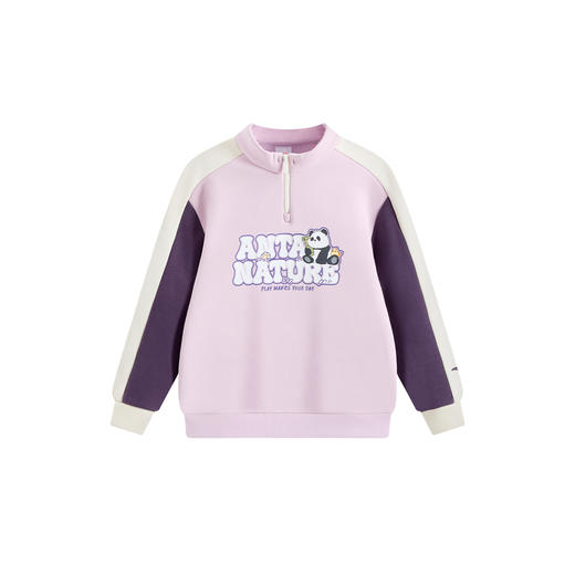 超级安踏姜阳暖暖衣 | 儿童加绒卫衣秋冬保暖针织上衣372549707U 商品图1