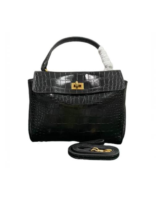 中性款Rodeo鳄鱼纹Mini斜挎包手提包he004 商品图0