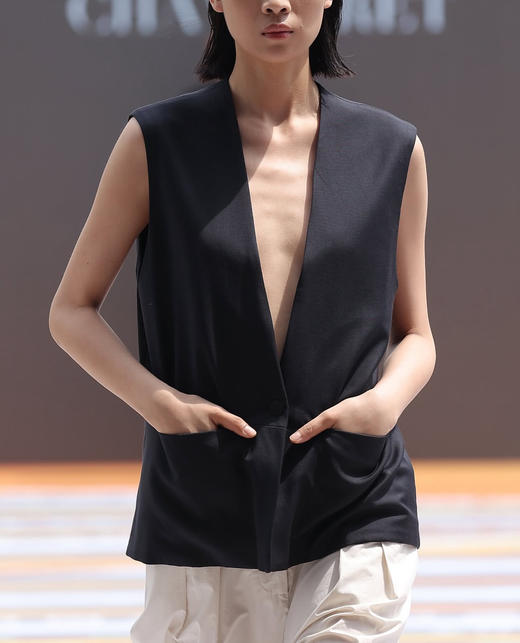 CHAMBARET GILET OVERSIZE 马甲外套 商品图0