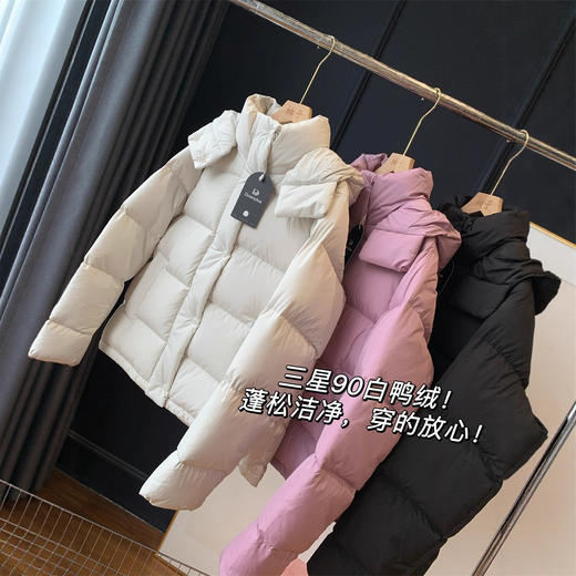 LU家羽绒服！柜上2180+！泡芙四/五格~可溯源三星90白鸭绒羽绒服！ 商品图2