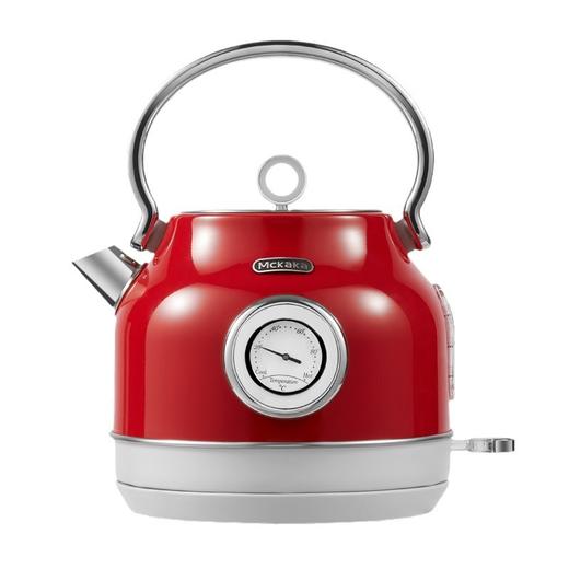 Mckaka复古烧水壶家用民宿酒店宾馆高端304不锈钢1.7升电热水壶 商品图4