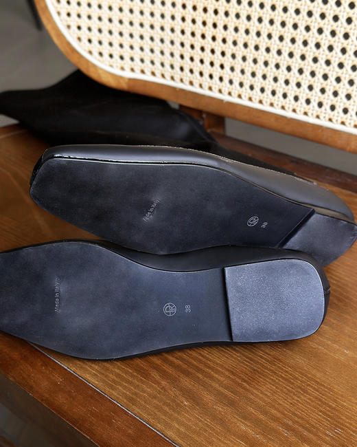 现货 THS-限时 row家 女士 秋冬袜子靴 方头超模气场 极简方头袜靴 长靴 短靴 BZ1276 商品图8