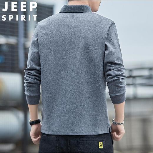 JEEP SPIRIT秋POLO领卫衣男运动宽松卫衣男潮牌上衣打底衫7153新 商品图2