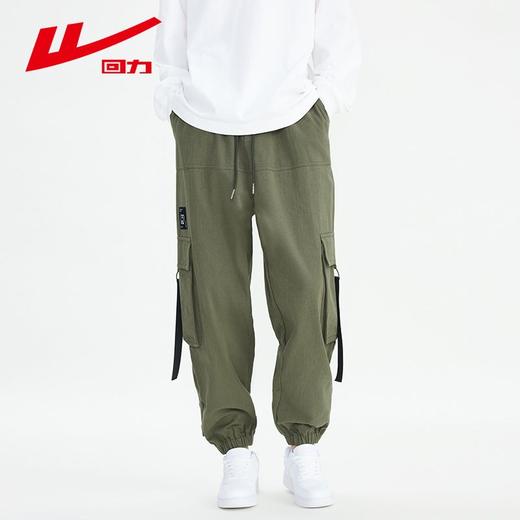 回力裤子男2025春季新款潮流束脚休闲裤多口袋机能工装裤宽松潮男 商品图3