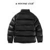 a minimal club复古100%绵羊皮革90鹅绒羽绒服立领短款AM5ADJ03 商品缩略图1