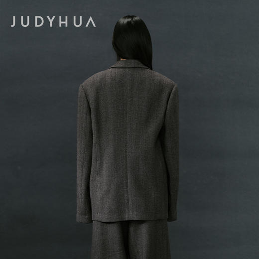 JUDYHUA 凝望系列格纹西装外套 商品图3