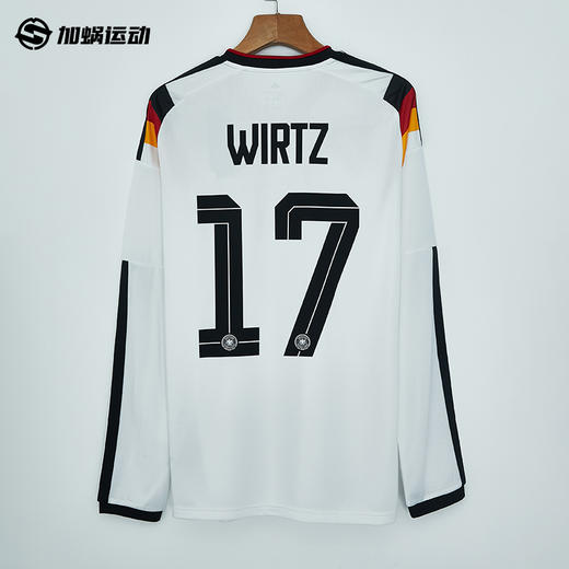 SFS阿迪达斯2026世界杯德国主场长袖球迷版球衣足球服男 JM1380 商品图1