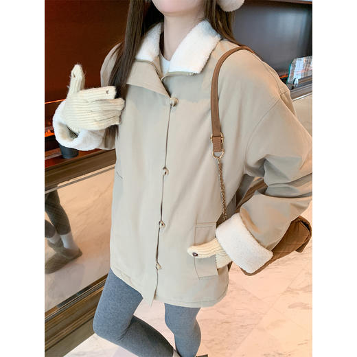 <曾小咸推荐> 现货秒杀！微信超特价！毛毛领夹棉外套 日常299.99 立减150 秒杀149.99！ 商品图1