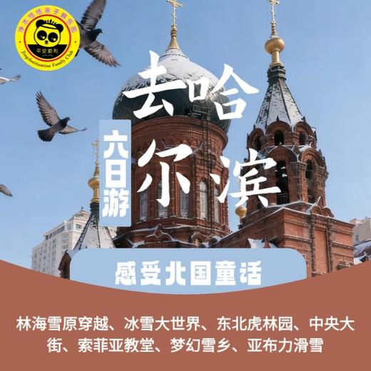 【2026寒假哈尔滨-恬恬自组】6天5晚/7天6晚 北国童话 ▏哈尔滨旅游必看，去东北感受真正的北国冬天，进入童话世界中国雪乡，亚洲zuida的滑雪度假区亚布力，这个冬天，满足你对雪的所有幻想！ 商品图0