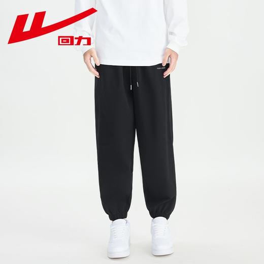 回力工装裤男2025春秋新款黑色束脚休闲裤潮流百搭运动宽松长裤子 商品图2