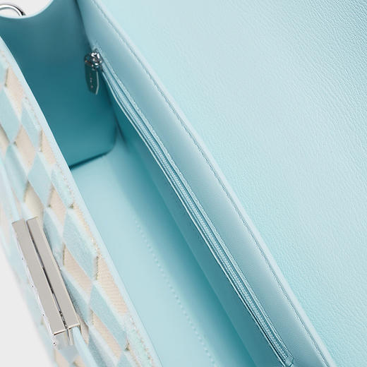 1004615367212   CHARLES&KEITH 女士拼色棋盘格单肩斜挎包 商品图2