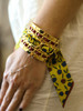 订购14周到｜AN-NEE-C5G-DECEMBRE-Bdx-黄色 吉普赛传说 4cm 丝巾手镯［法国设计师］ 商品缩略图0