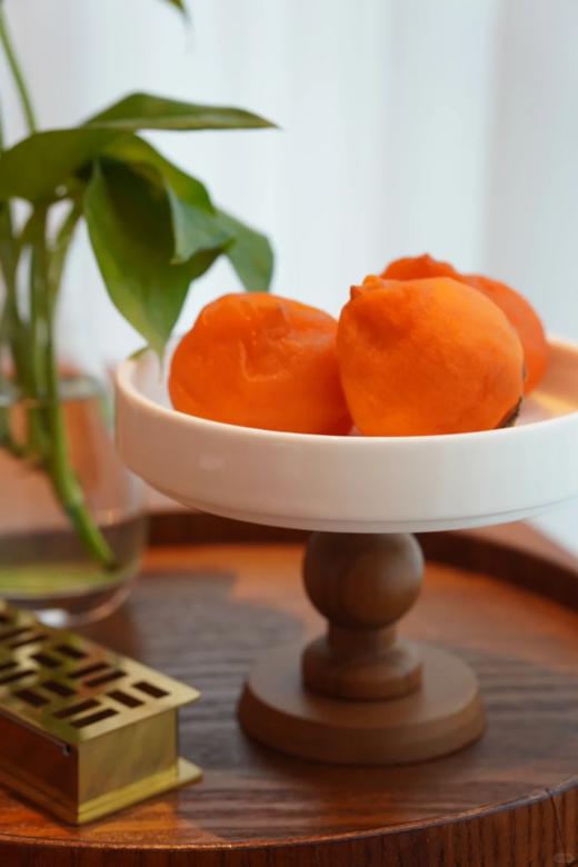 💥顺丰发货📦新鲜到家❗今年就等这口【陕西富平流心冰柿】冰柿😍柿饼界的“哈根达斯”🏆会流心的纯天然柿子冰淇淋‼️ 商品图3