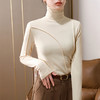 J5D3072-CS双面德绒打底衫女2025新款女装气质高领长袖保暖内搭鱼骨收腰上衣 商品缩略图2