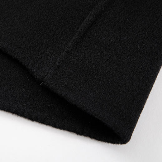 QH954斯尔丽25新款静奢风精致亮片大翻领显瘦一手长双面呢羊毛大衣 商品图7