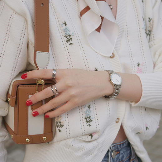 7315030016956 丹尼尔惠灵顿DANIEL WELLINGTON 爆款|DW 鎏金曜目亮光磨砂双质感单戒指男女情侣指环#70 商品图3