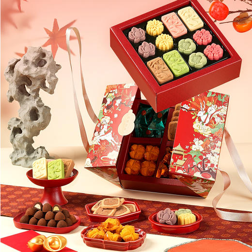【云间锦绣年礼】悠享时2025春节年货礼盒装中式糕点过年走亲戚送礼品新年高端点心团购568g 商品图2