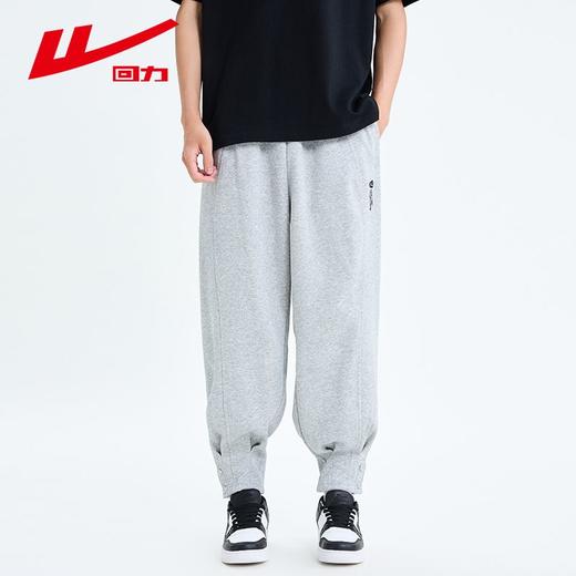 回力运动裤男士2024春秋新款宽松直筒束脚长裤子潮流修身百搭卫裤 商品图3