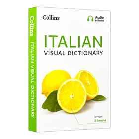 Collins柯林斯意大利语图解词典 英文原版 Collins Italian Visual Dictionary 英语意大利语双语词典 全彩插图 进口学习工具书