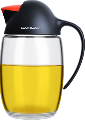 6944662529377 乐扣乐扣Lock&Lock 自动开合油壶玻璃油瓶调料瓶酱油醋油瓶醋壶油瓶家用厨房