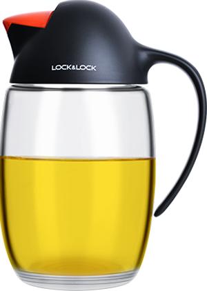 6944662529377 乐扣乐扣Lock&Lock 自动开合油壶玻璃油瓶调料瓶酱油醋油瓶醋壶油瓶家用厨房 商品图0