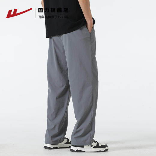 回力冰丝休闲裤男夏季2025新款直筒宽松两穿长裤薄款速干运动裤子 商品图4