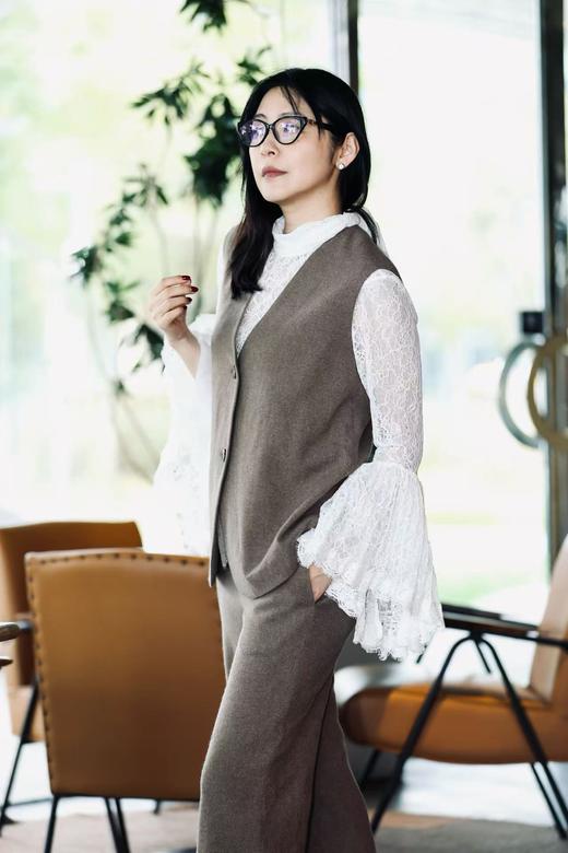 MAISON COVET 纯山羊绒马甲长裤套装 商品图7