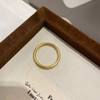 小众戒指金色素圈光面时尚指环简约个性高级ins160903997 商品缩略图3