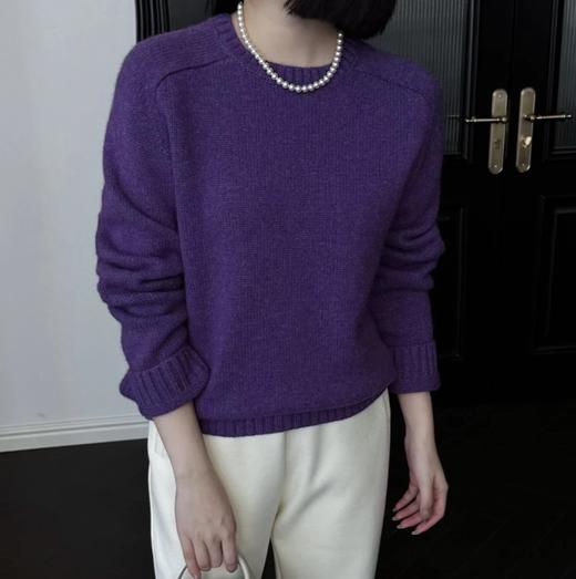 经典返场   重磅！  LP糖果系列  夹花羊绒马鞍肩毛衣 高克重重磅羊绒毛衣 顶级山羊绒  年度压轴 商品图2