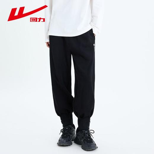 回力运动裤男士2024春秋新款宽松直筒束脚长裤子潮流修身百搭卫裤 商品图8