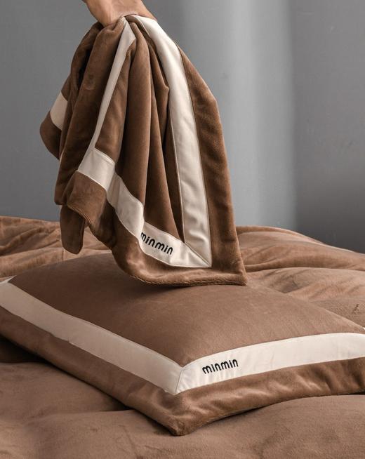 简约minmin牛奶绒刺绣四件套 商品图7