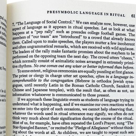 Collins柯林斯 英文原版 语言学的邀请 Language in Thought and Action 语言参考书 全英文版 商品图3