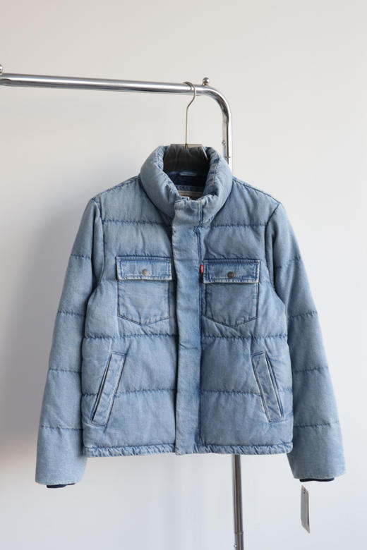 L.V.S 出口美单元单 秋冬美式复古水洗单宁厚棉服 MF029 商品图2