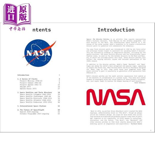 【中商原版】太空任务补丁 NASA使用的系列 英文原版 Art About NASA Space Mission Patches Bill Schwartz 商品图1