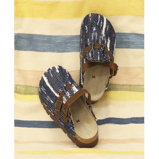 LX1925038  裂织布半包两用 厚底勃肯鞋女鞋男鞋（预售7天发货） 商品图1