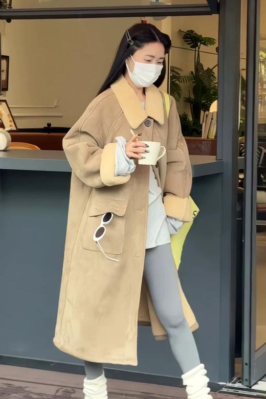 LNNNS 休闲皮毛一体厚实大衣外套 21299 商品图1