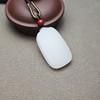 特惠！新疆和田玉且末料白玉雅致小平安牌 1122-14 商品缩略图2
