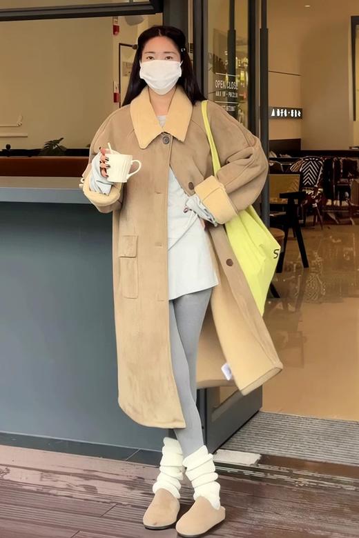 LNNNS 休闲皮毛一体厚实大衣外套 21299 商品图3