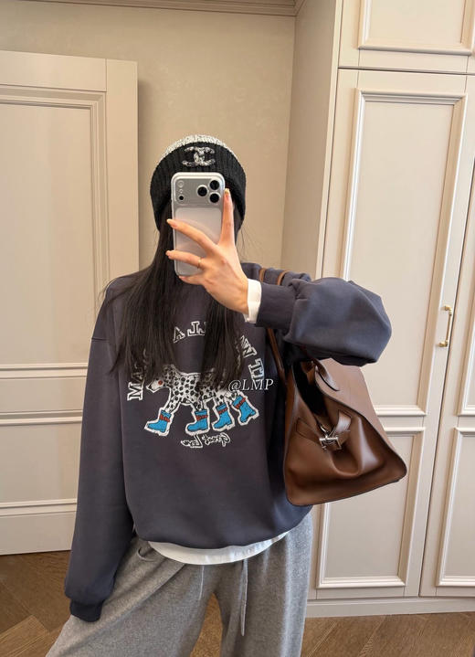 LMP正单澳绒滋润保暖一体绒棉卫衣 商品图12