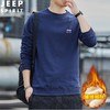 JEEP SPIRIT秋冬绒加厚圆领长袖羊羔绒卫衣宽松羊羔绒卫衣HL7611D 商品缩略图3