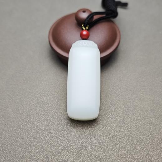 新疆和田玉且末料羊脂玉厚实平安牌 1122-2 商品图0