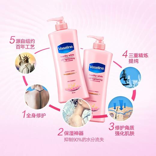 【保税区包邮直发】Vaseline 凡士林 保湿滋润 烟酰胺亮白身体乳400ml 新旧包装随机 商品图5