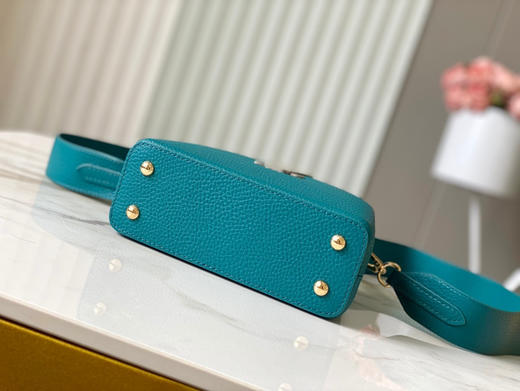 秋冬特惠💰1600 渠道级LV te级LV 全套包装 N81408/M48865孔雀绿 本款 Capucines 迷你号手袋 商品图8