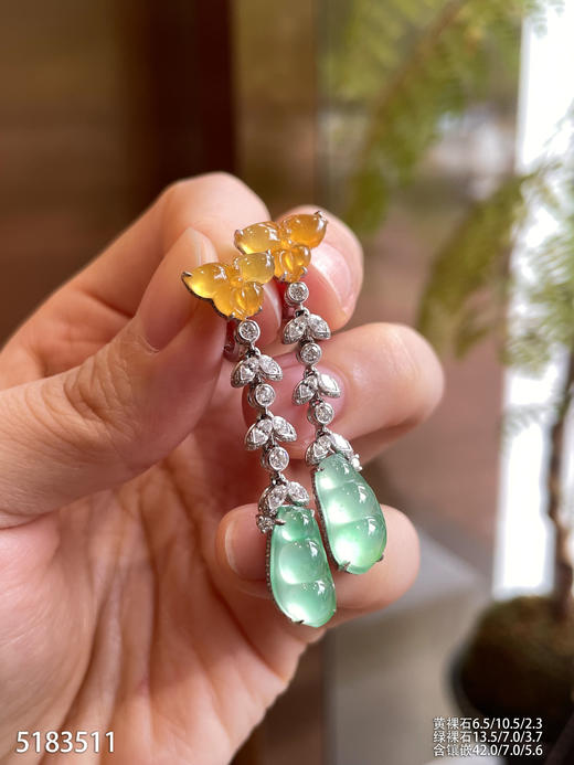 5183511，福豆耳坠。具体价格微信咨询 商品图3